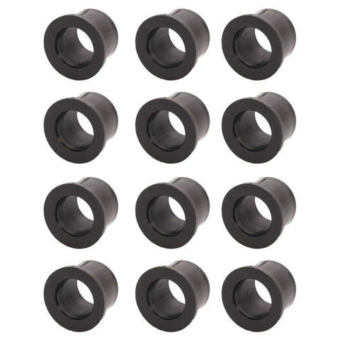 Black bushings for Front A Arm Bushing Seal Caps Bolts And Nut Shaft Collars Upper And Lower Rebuild Kit For Yamaha Banshee YFZ350