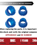 4 blue bushings from Beefed Up Transmission Shift Bushing Repair Kit Fits Toyota 4Runner Camry Celica Cressida MR2 Supra Tacoma Pickup Gear Shifter Bushing Replacement For Smooth Precise Shifts