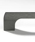 Close-up of the Gun Metal 10 Inch Center Cabinet Handles 10 Pack Solid Stainless Metal Drawer Pulls For Kitchen Bathroom Home Decor Durable Modern Hardware Etna Collection.