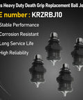 Heavy Duty Ball Joints For RZR XP 1000 And RZR XP 4 1000 2014-2024 EPS Turbo S Pro XP Models Replacement KRZRBJ10 Pack, 4pcs