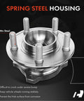 Front And Rear Wheel Bearing And Hub Assembly Set For Dodge Charger Challenger 2015 2020 And Chrysler 300 RWD 5 Lug 4 Piece