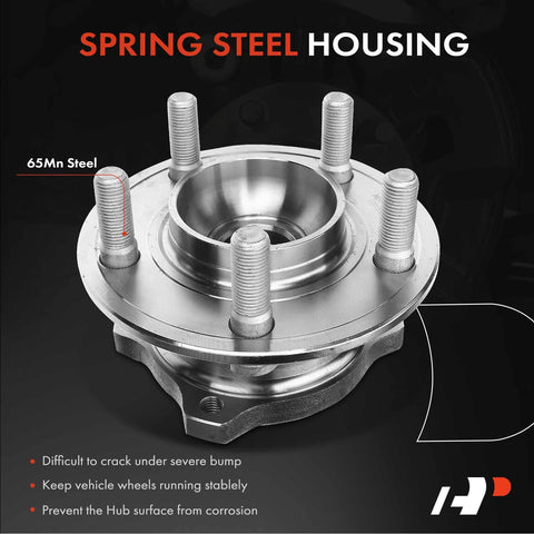 Front And Rear Wheel Bearing And Hub Assembly Set For Dodge Charger Challenger 2015 2020 And Chrysler 300 RWD 5 Lug 4 Piece
