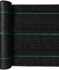 Heavy Duty Weed Barrier Landscape Fabric 3 Ft By 300 Ft Geotextile Weed Blocker roll showing durable polypropylene weave