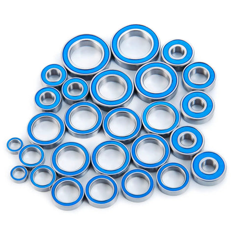 Straight Fire 27 Piece Wheel Hub Steel Sealed Bearing Kit Featuring Deep Groove Ball Bearings And Heavy Duty Rubber Seals For Smoother Cruising And Zero Friction Upgrades On 1 10 Rc Builds