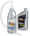 Quart Bottle Fluid Transfer Pump With Long And Short Suction Tubes For Gear Oil And Transmission And Differential Fluid 5cc Hand Pump Fits Standard One Inch Open Quart Jugs Ideal For Tall Or Short Bottles with lubricant bottles