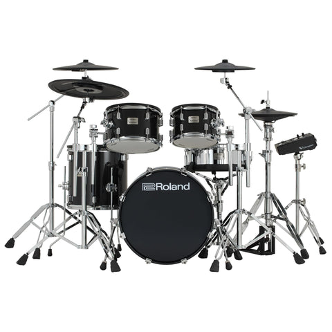 VAD516 V Drums Acoustic Design Electronic Drum Kit Bundle With Audio Cable Drumsticks Drumstick Bag And Austin Bazaar Polishing Cloth For Pro Level Practice And Recording At Home
