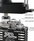 Beefy 70Kg Brushless RC Servo With All Steel Helical Gears For 1/8 1/10 1/12 RC Trucks Crawlers Boats And Robots 8.4V High Torque