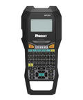 Heavy Duty Mobile Thermal Label Printer Delivers Snappy 1.2 Ips Printing features durable black casing and LCD panel for on-site labeling.