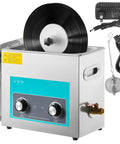 Dope Ultrasonic Vinyl Record Cleaner 6L 40kHz With Knob Control, 180W Ultrasonic Power And 300W Heater, Stainless Steel SUS304 Tank