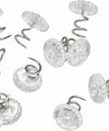 Sixty Premium Upholstery Tacks Keep Slides In Check With Zero Slipping Slick Twist Pins for bed skirts and slipcovers.