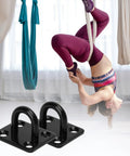 Badass Stainless Steel Pad Eye Plate 5 Pack Heavy Duty Rigging Hardware for aerial yoga setup, black steel anchor plates.