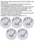 Hardcore Aluminum Alloy Shaft Collar Clamps 5 Pack For Axle Fixing Robots Engineering Machining For Pros Hardware Keeps Firm For Heavy With Rock Solid Stability Under Stress Or Vibes No Hassle With Loose Parts On Your Rig aluminum shaft collar set