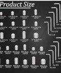 Image showing 525 Piece Set Screw Kit Metric And SAE With Stainless Steel 304 Cup Point Grub Screws And Internal Hex Drive sizes.