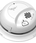 Close-up of a hardwired smoke detector from the Five Pack Hardwired Smoke Detectors With 120 Volt AC Power And 9 Volt Battery Backup.