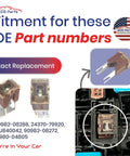 Direct Fit 140 Amp Battery Fuse Block Replacement For Toyota Nissan Ford Hyundai Main Post 18mm with OEM Part Numbers