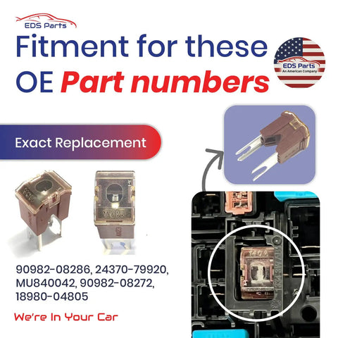 Direct Fit 140 Amp Battery Fuse Block Replacement For Toyota Nissan Ford Hyundai Main Post 18mm with OEM Part Numbers