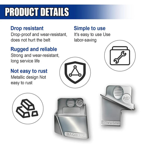 Product details of 2 Piece Stretch Belt Mate Kit With Metal Belt Remover And Installer Tools For Serpentine Belts