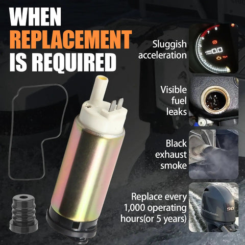 Fuel Pump For Mercury Outboard 20HP To 60HP 2002 To 2010 And Honda EFI Outboard Replaces 892267A51 with symptoms of replacement