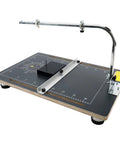 Tabletop Hot Wire Foam Cutter 110V 30W For Styrofoam And Craft Materials on a flat black surface with guide markings