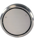 Deep Soak Round 2-Hole Bathtub Overflow Cover With Full Closure Satin Nickel Finish Universal Fit For Most Standard Tubs Sleek Round Design For A Luxury Bath Upgrade