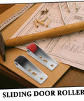 Anti Sag Heavy Duty Directional Caster Wheels For Sliding Barn Doors And Gate Rollers Smooth As Butter Quiet Roll Built Tight For Backyard Projects Today with hammer and assembly instructions.