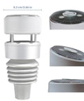 7-in-1 outdoor sensor array from All In One WiFi Weather Station Kit With 7.5 Inch Color LCD Console And 7 In 1 Outdoor Sensor Array, IoT Enabled, 915 MHz