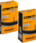 Cross 28 Inch Inner Tubes 700x32-47c With 42mm Presta Valve Pack Of 2 Built For Road And Hybrid Bikes, product packaging