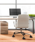 Office chair with Solid Silicone Caster Cups No Slip Furniture Wheel Stoppers For All Floors And Wheels On Sofas Chairs And Beds Prevent Scratches Set Of 8 Durable Grippy And Easy To Use on wooden floor