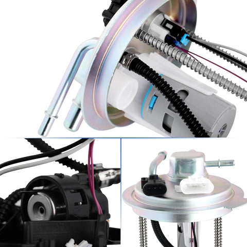Close-up of Fuel Pump Replacement For Chevy Silverado Sierra 1500 1500HD 2500 2500HD Classic 2004 2007 engine components