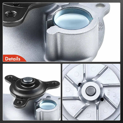 Water Pump With Gasket Replacement For Chrysler Town And Country 2001 2007 Voyager 2001 2003 Dodge Caravan Grand Caravan 2001 2007 3.3L 3.8L OHV Minivan Plug And Play Direct Fit Premium Quality close-up details