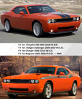 Dodge Challenger and Magnum cars compatible with 3.5L V6 Engine Oil Dipstick Replacement, 2005-2010 Chrysler 300 V6 3.5L RWD use.