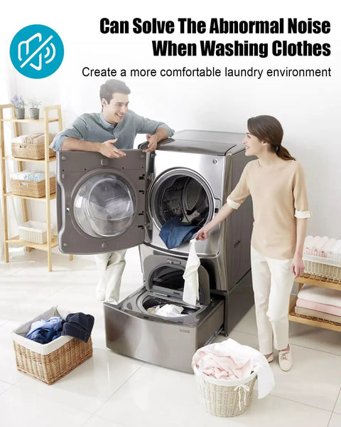Heavy Duty Bearing And Seal Replacement Kit For LG Front Load Washers WM3170 WM3370 WM3485 installed during laundry use.