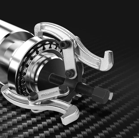 Heavy Duty 3 Inch 3 Jaw Gear Puller Fully Assembled For Gears Pulleys Bearings And Flywheels Works With Wrench Or Ratchet Cr V Steel