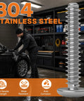 130 Piece Eight Thirty Two Machine Screws Assortment Kit With Phillips Pan Head Bolts In Three Oh Four Stainless Steel Includes One Half To Two Inch Lengths For Electrical Outlets And Everyday DIY Home Repairs, highlighting 304 stainless steel properties