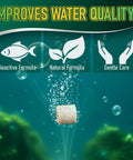 Pro Pond Muck Reducer For Fish Ponds Baths And Fountains 500g dissolving tablet underwater illustration