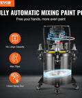 No Sweat Automatic Stirring Spray Paint Pressure Pot Two Point Five Gallon Air Powered Paint Mixer Tank with 10L capacity.