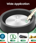 Flat Grinder For Gemstones And Minerals, A Rock Polisher And Cabber Machine With 6 Inch Polishing Disc used for polishing jade