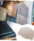 Microwave Mica Waveguide Cover Insulation Sheets 10 Pack, Heat Resistant Oven Guard Crisper Pads in a kitchen setting