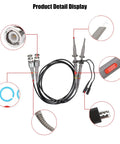 Four Pack 100 MHz 600V DC High Sensitivity Oscilloscope Clip Probe With Switchable Ten To One And One To One details display