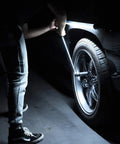 Mechanic using Cordless Underhood Work Light For Mechanics, Rechargeable Li-Ion LED Light Bar With 202 SMD LEDs, Up To 1200 Lumens
