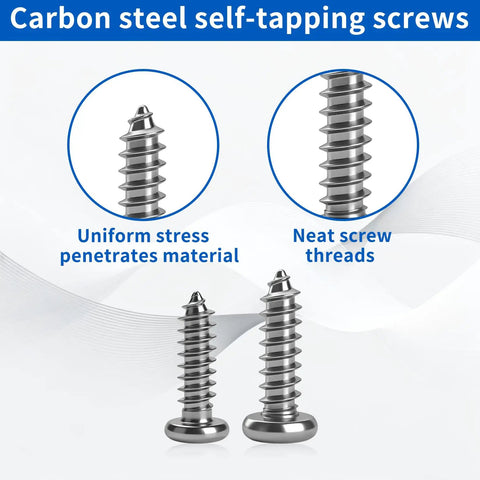 Must-Have All-In-One 1300 Pcs Wood Screws Kit With M2 M2.5 And M3 Self Tapping Phillips Pan Head Screws for neat threads