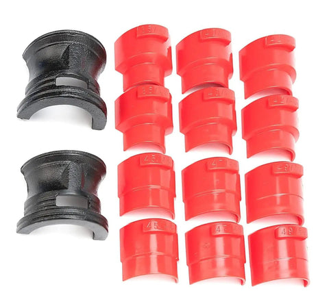 Universal Motorcycle Fork Seal Driver Tool Kit With Six Adapters 35 36 40 41 42 43 45 46 47 48 49 50 For Front And Inverted Forks