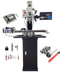 Heavy Duty 1300W Mill Drill Machine Boasts A Crisp DRO Display And A Brushless Motor For Rock Solid Variable Speed Power Feed.
