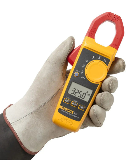 True RMS Clamp Meter for Electricians and DIY Pros With 400A AC Current, 600V AC DC Voltage, 4kOhm Resistance in hand