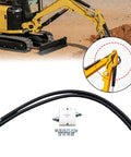 Hydraulic Pump Spare Kit With Cushion Valve For Mini Excavator, Fully Assembled And Ready To Install with hose and valve parts.