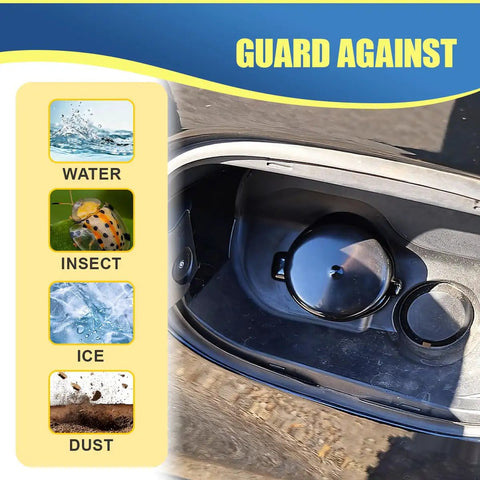 Capless Gas Cap With Tethered Design 2.375 Inch ID Dustproof Waterproof Fuel Tank Cover inside fuel port of car