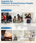 People using Plug And Play Remote Outlet Switch With Wireless On Off Control for lamps and fans in various home scenarios.