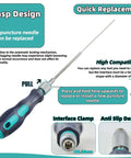 Long Reach Nozzle Poking Tool For 1.75mm 3D Printer Nozzles 200mm Extendable Needle With Anti Burn Handle features and design
