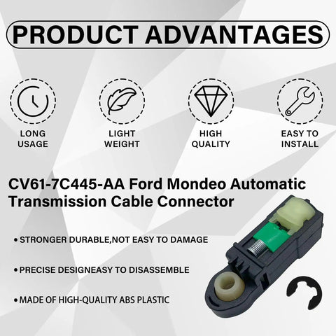 Plug And Play Automatic Gear Shift Transmission Cable Connector for Ford Fusion Mondeo Kuga and Lincoln MZK MKC 2013-2019