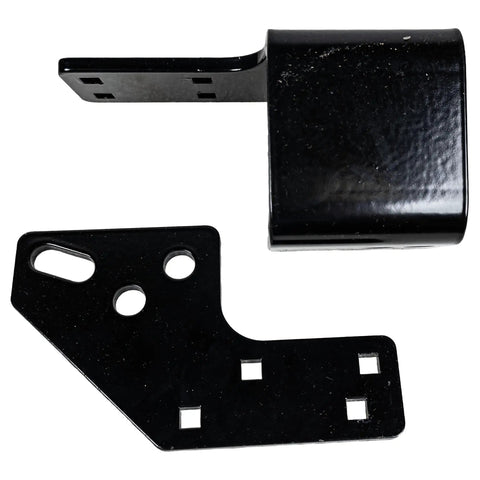 Stamped Deck Striping Kit components for 42, 50, and 54 inch mower decks, ZT1 Ultima 42, black metal brackets, easy install.